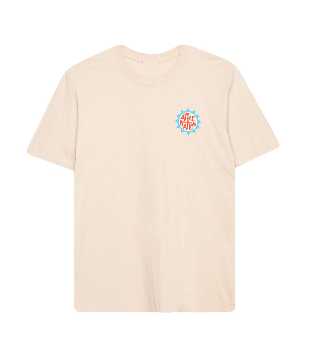 Hype Mens Afro Nation T-Shirt (Sand/Blue/Red)