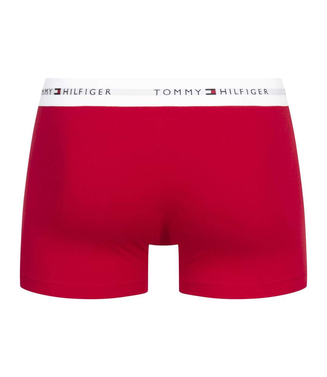 x3 boxers blanc/rouge/marine homme tommy hilfiger trunk-3