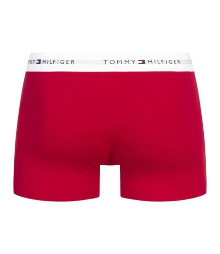 x3 boxers blanc/rouge/marine homme tommy hilfiger trunk