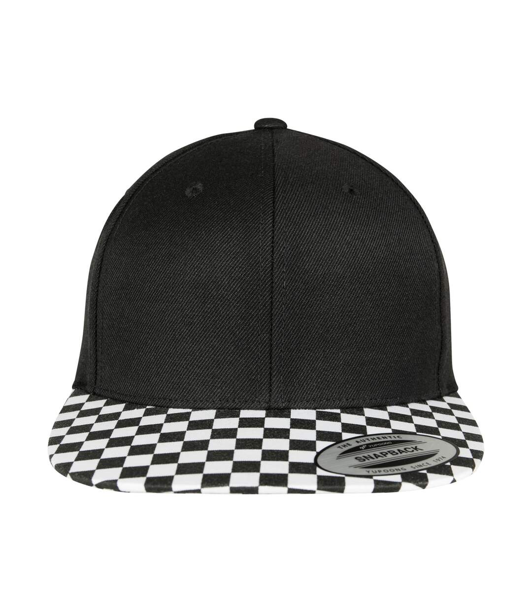 By yupoong checkerboard snapback cap black/white Flexfit-4