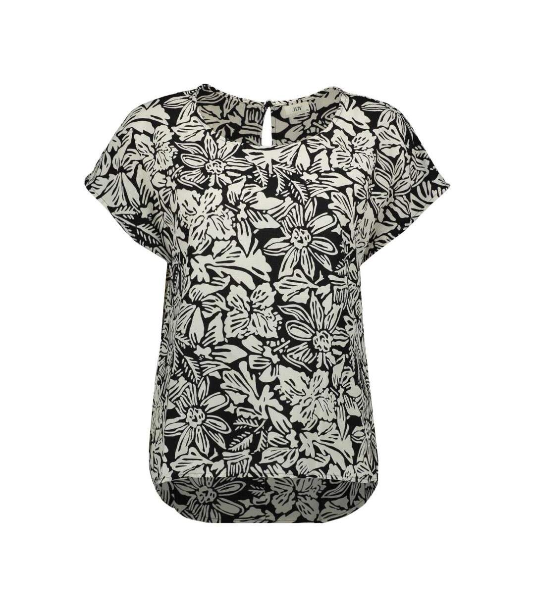 Blouse Beige/Noir à Motifs Femme JDY Piper - 36-1