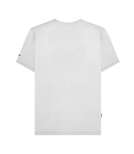 T-shirt Motif/style Rayure De Course Homme Blanc Bleu Marine Gris Lambretta