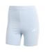 Short De Motard Motif/style 3 Rayures Femme Bleu Pâle Adidas-1