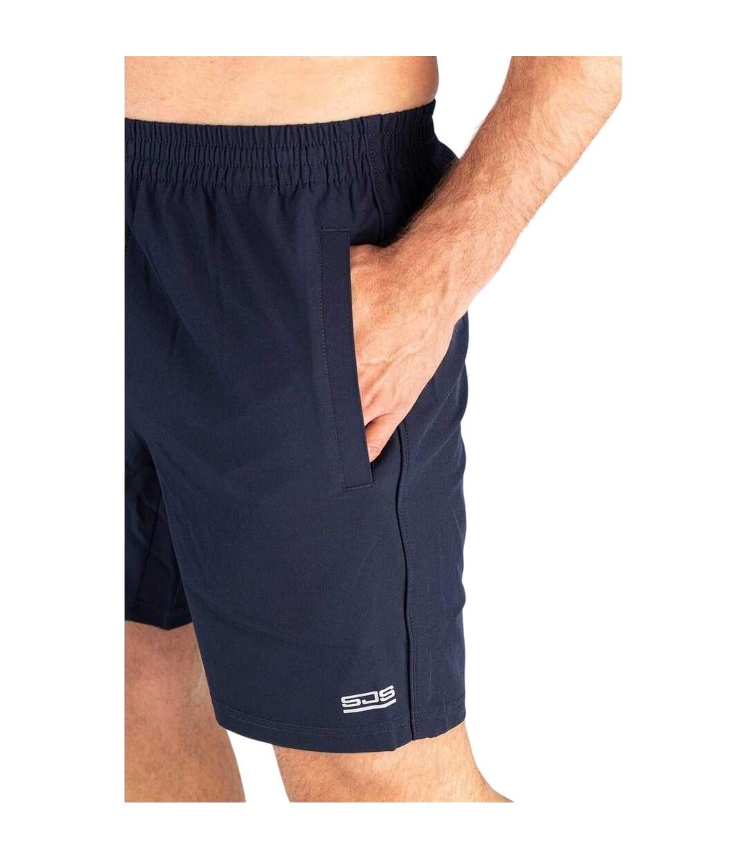 Short Motif/style Logo Homme Bleu Foncé Sjeng Sports-3