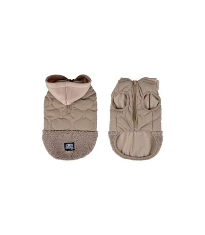 Manteau Matelassé Pour Chien Teddy 35cm Beige