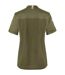 Womens/ladies Green-generation Short-sleeved Chef Jacket Moss Green Karlowsky-2