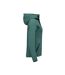 Womens/ladies Pemberton Lightweight Full Zip Hoodie Pine Green Cutter & Buck-4