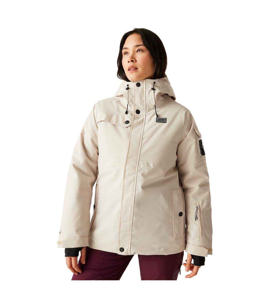 Blouson De Ski Life Femme Beige Pâle Dare 2B-1