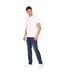 Jean Princed Homme Bleu Foncé Délavé Crosshatch-1