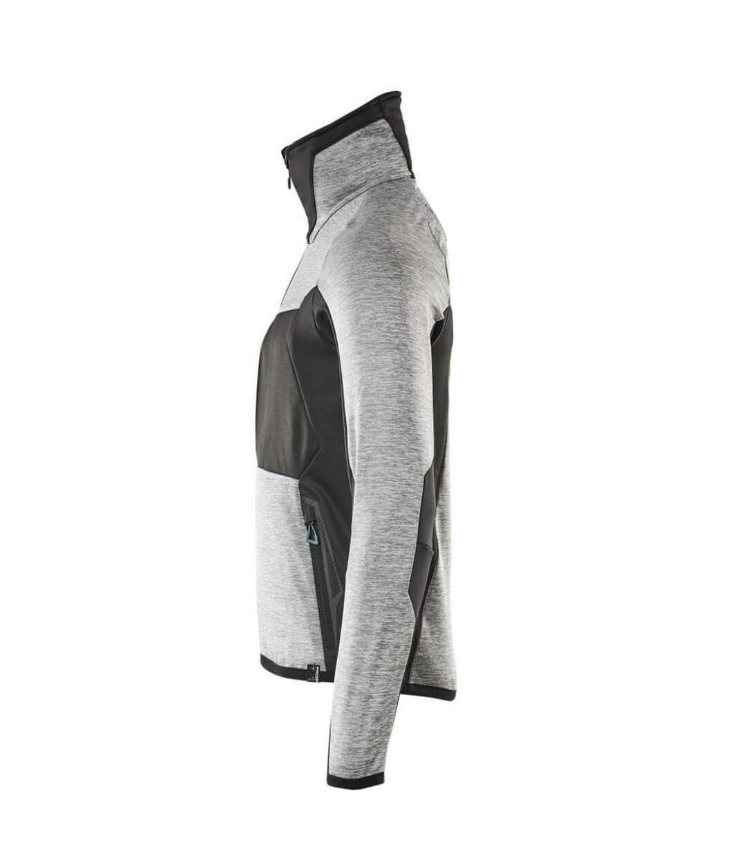 Mens Advanced Fleece Jacket Grey Black Flecked Mascot-4
