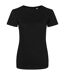 T-shirt femme noir Awdis