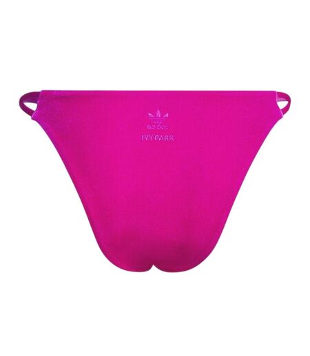 Womens/ladies Ivy Park Criss-cross High Leg Bikini Bottoms Pink Adidas