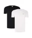 X2 t-shirts blanc/noir homme calvin klein woven label-1