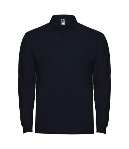 Roly Mens Estrella Long-Sleeved Polo Shirt (Navy Blue) - UTPF4296