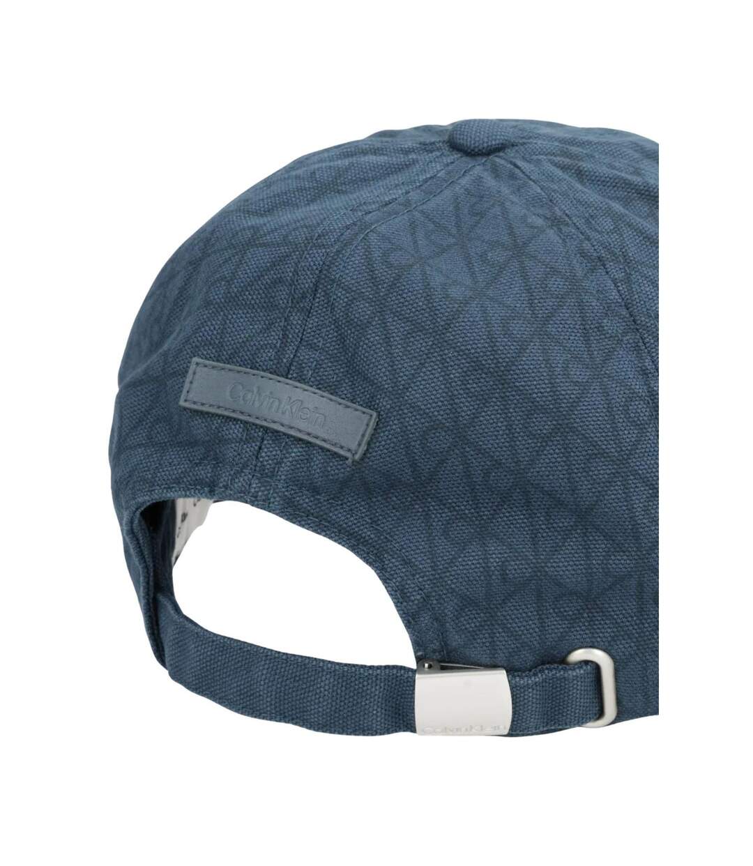 Mens Monogram Cotton Baseball Cap Turquoise Calvin Klein-3