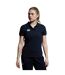 Womens/ladies Waimak Embroidered Logo Polo Shirt Navy Canterbury-1