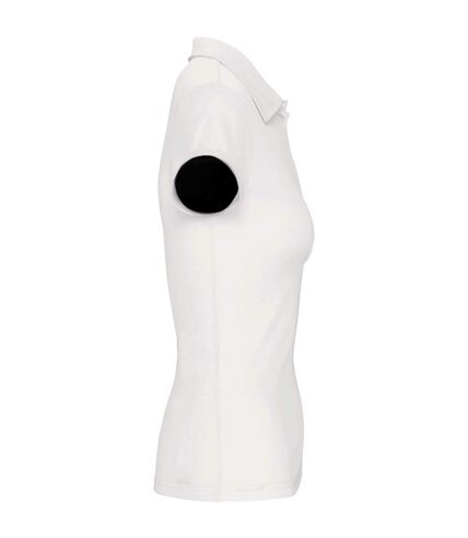 Kariban Proact Womens/Ladies Short Sleeve Performance Polo Shirt (White)