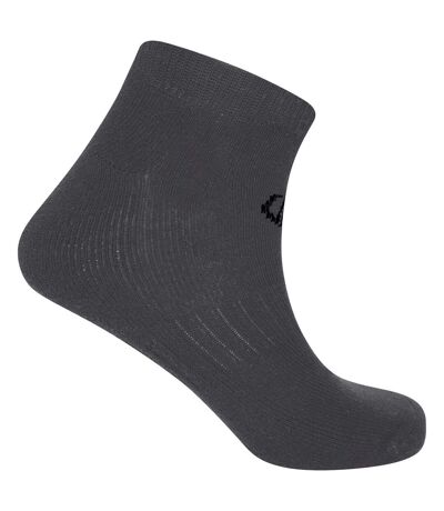 Dare 2B Unisex Adult Essentials Ankle Socks (Pack of 2) (Ebony Grey) - UTRG5429
