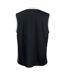 Spiro Mens Basketball Quick Dry Sleeveless Top (Black/ White)