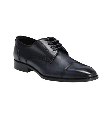 Mens Full Grain Leather Oxfords Dark Blue Mascot