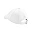 Casquette 100% coton épais adulte unisexe blanc Beechfield-2