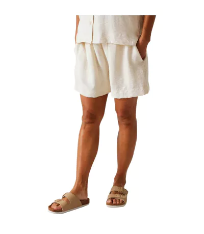 Womens/ladies Salise Casual Shorts Light Vanilla Regatta