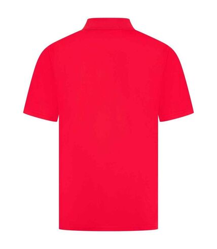 Mens pique polo shirt red Henbury