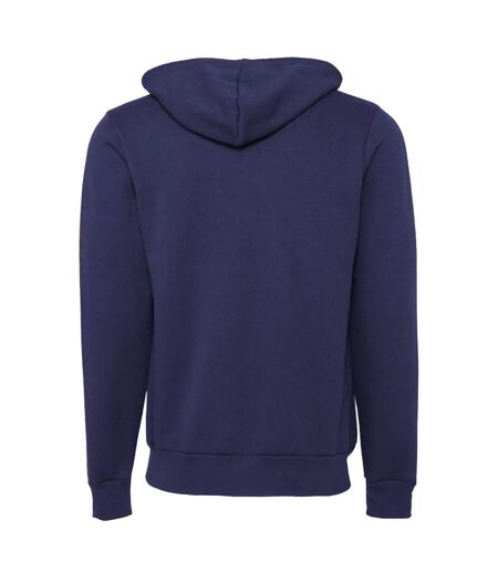Canvas Sweat À Capuche Et Fermeture Zippée Homme Bleu Marine Bella + Canvas