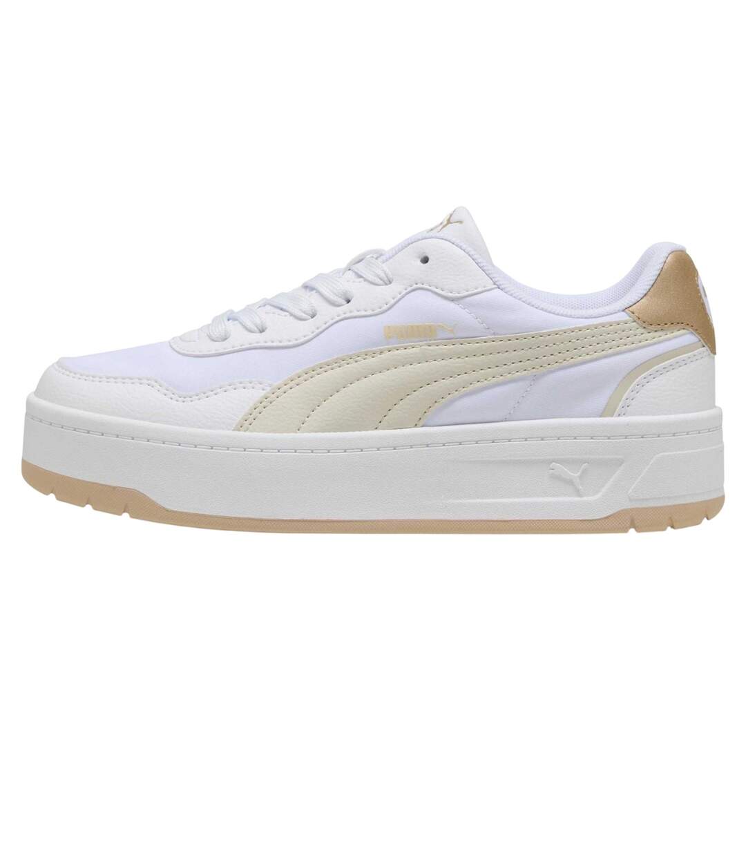 Womens/ladies Lally Skye Aqua Metallic Trainers White Puma-2