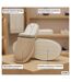 OZABI Mules Femme Unies, Suédine Synthétique, Bordure Tressée Scandinave-4