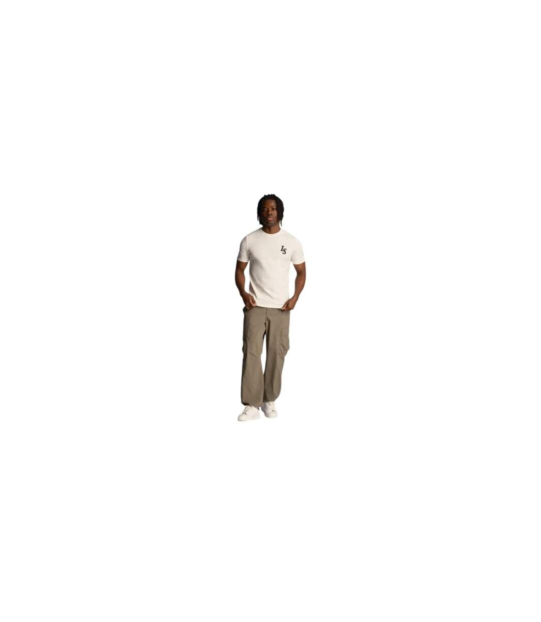 T-shirt Manches Courtes Motif/style Emblème Homme Blanc Lyle & Scott-1