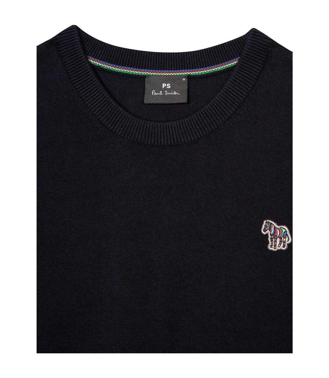 Pull Motif/style Zèbre Homme Bleu Paul Smith-4