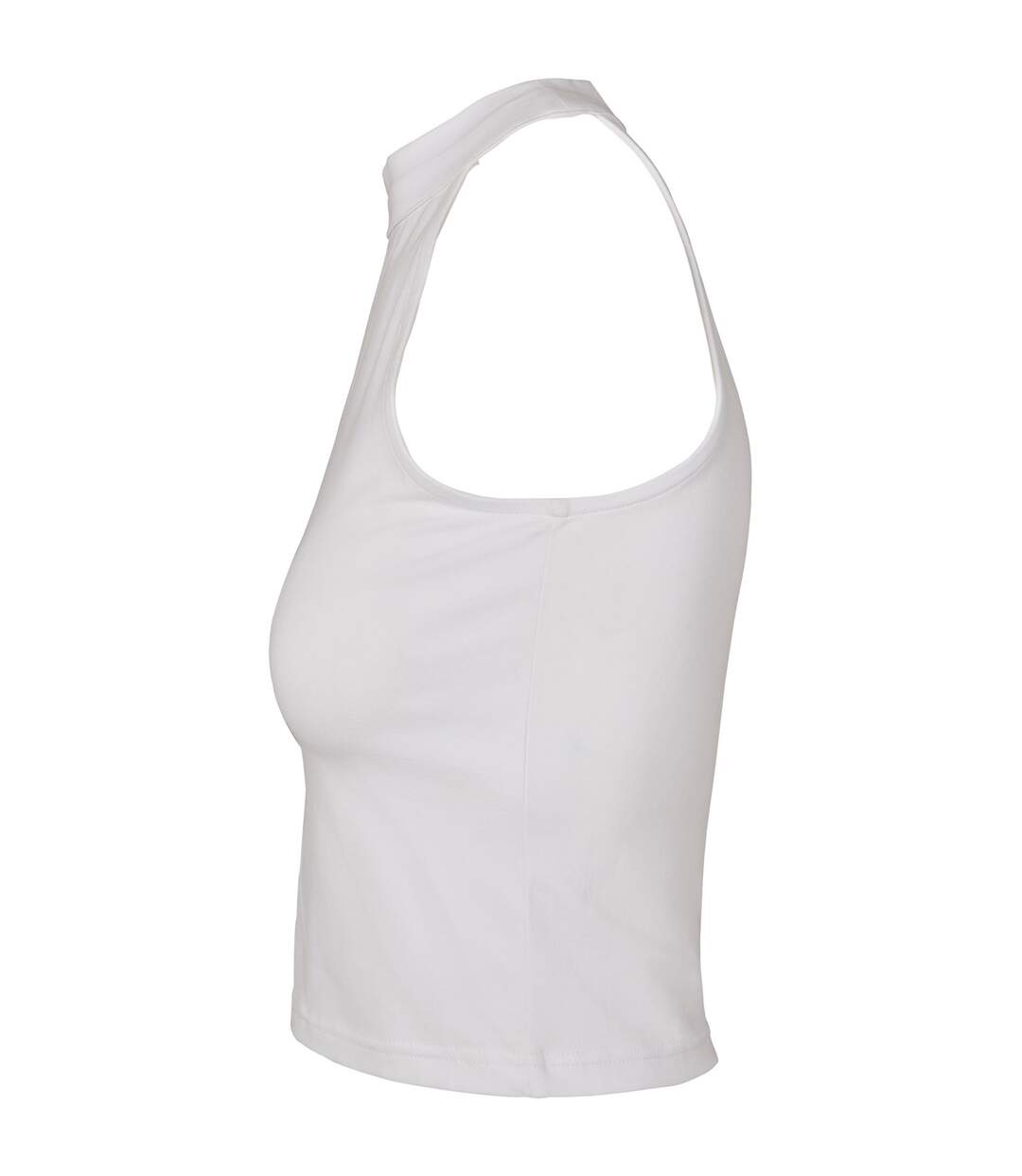 Haut Court Femme Blanc Build Your Brand-3