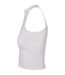 Haut Court Femme Blanc Build Your Brand-3