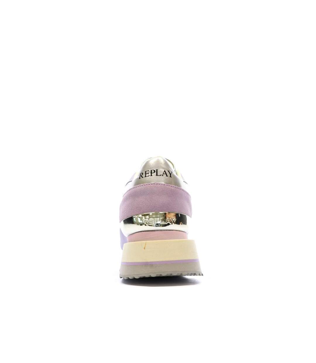 Baskets rose/lilas femme replay gws4m-3