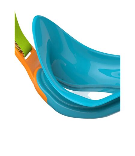 Lunettes De Natation Sea Squad Enfant Azur Transparent Vert Fluo Orange Fluo Speedo