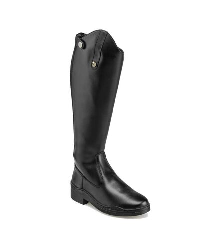 Brogini Adults Modena Synthetic Wide Long Boots (Black) - UTTL1706