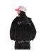Sweat zippé à capuche femme en velours avec poches et strass Diams Vondutch-3