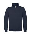 Sweat-shirt col zippé - homme - WUI22 - bleu marine