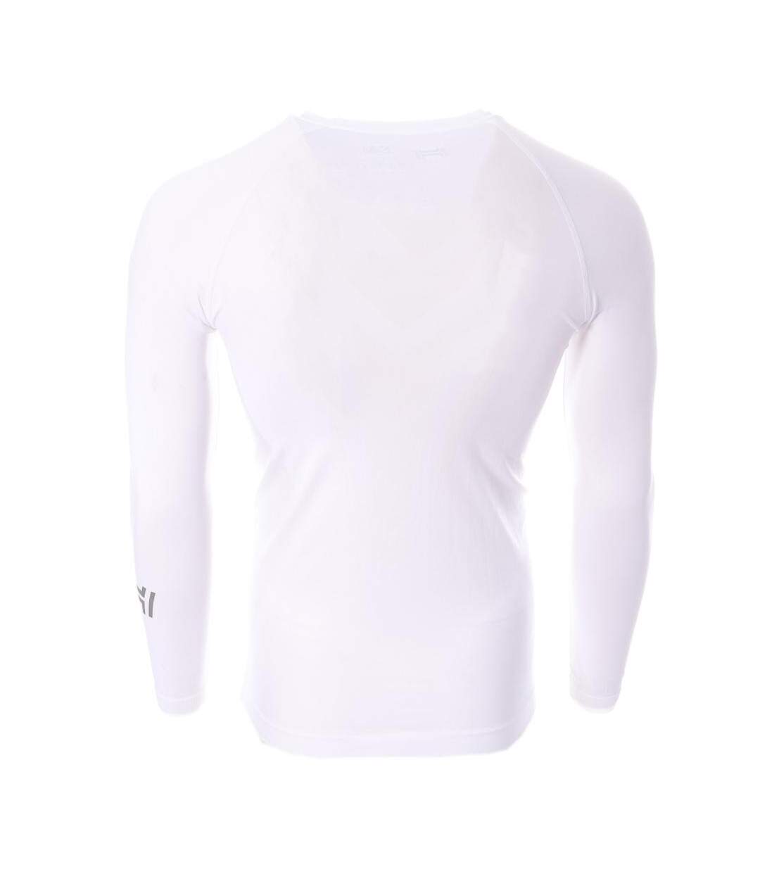 T-shirt manches longues blanc homme hungaria baselayers - s/m-2