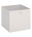 Boîte de Rangement Bouclette 31x31cm Blanc-1