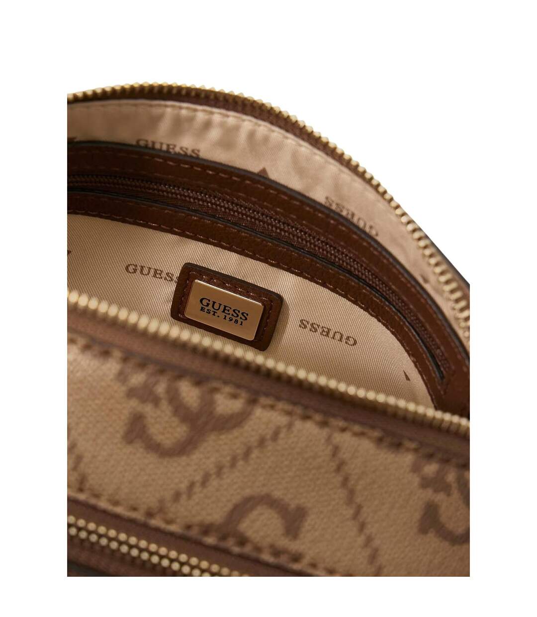 Sac À Bandoulière Taille Unique Beige Guess-3