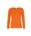 Womens/ladies #e190 Long-sleeved T-shirt Urban Orange B&C-1