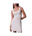 Robe grise clair femme calvin klein jeans woven-1