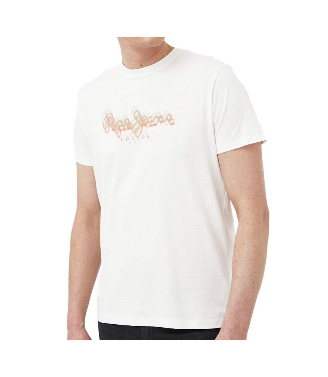 T-shirt Blanc Homme Pepe jeans Richme - XL-1