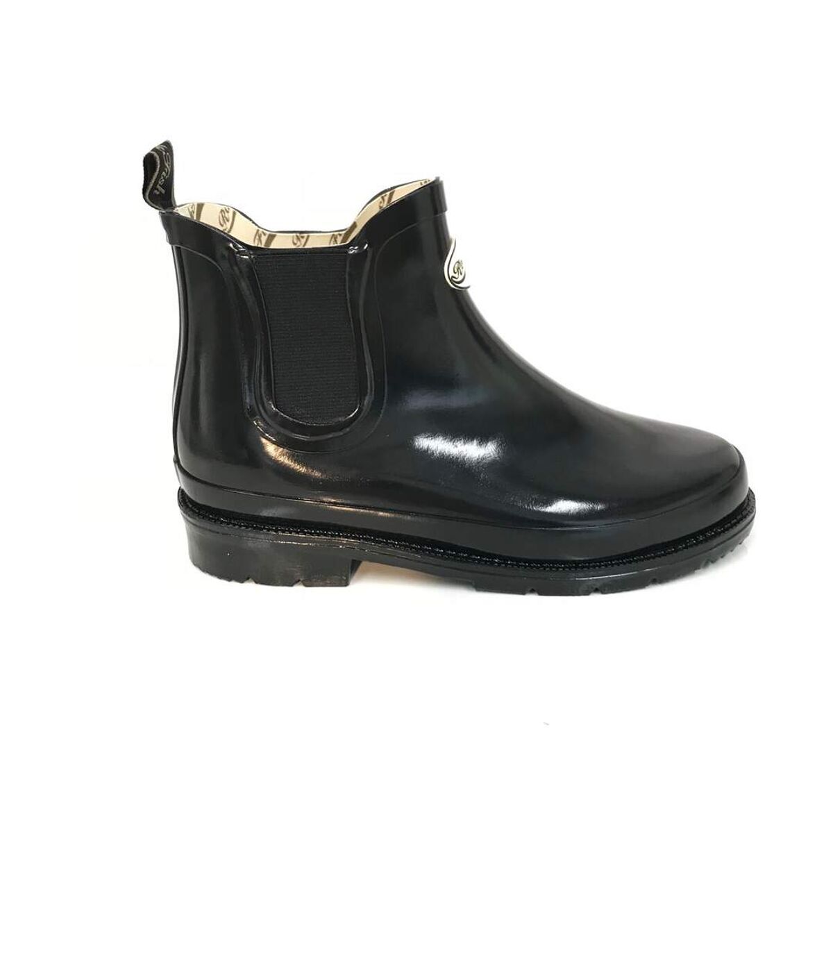 Rockfish Womens/Ladies Gloss Urban Chelsea Boot (Black) - UTBZ1258