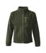 Unisex Adult Borg Fleece Jacket Olive Green Ravine-1