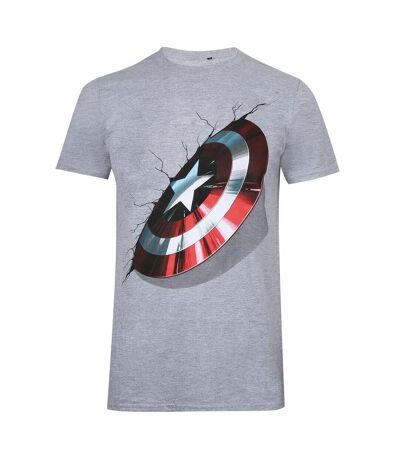 Captain America - T-shirt - Homme (Gris) - UTTV1101
