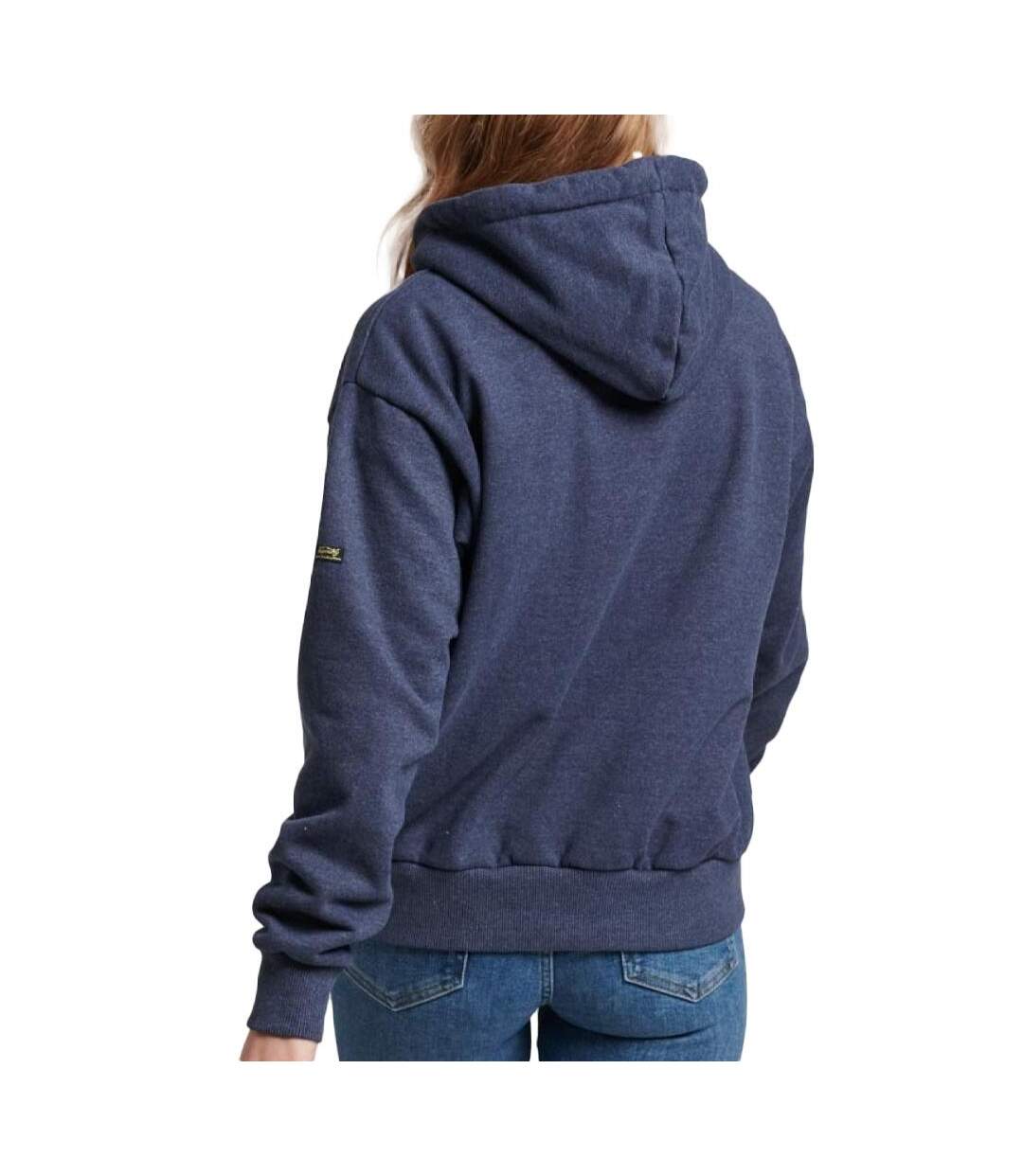 Sweat à Capuche Marine Femme Superdry Tonal Vl Graphic - L-2