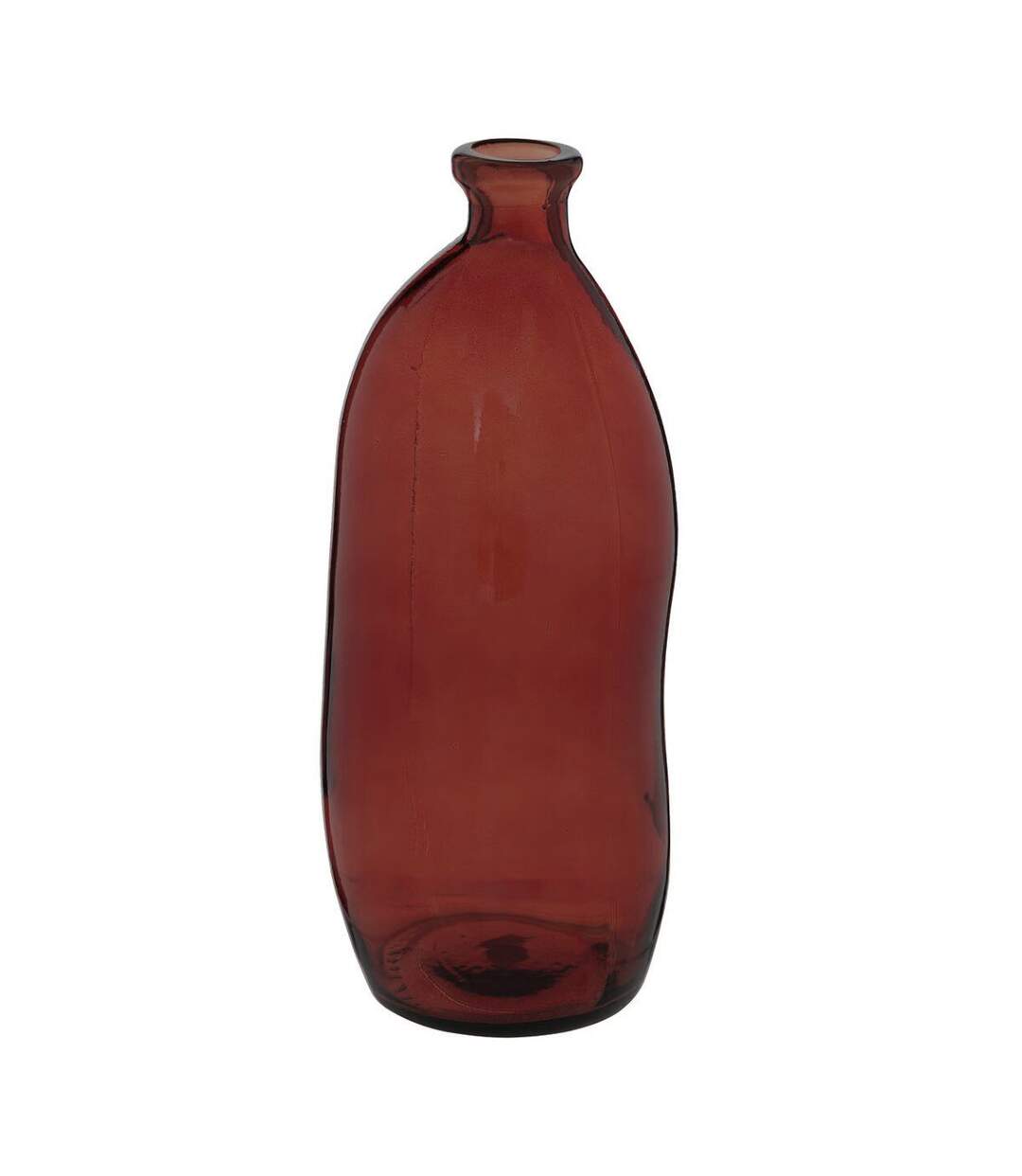 Vase Bouteille en Verre Uly 35cm Ambre-1